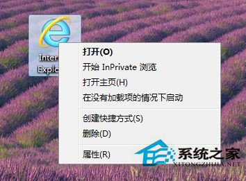 桌面太简洁了Win8.1桌面怎么添加/隐藏IE图标2