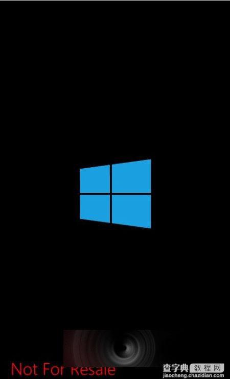 升级Win10 Mobile预览版10512后开机界面非零售标记消失2