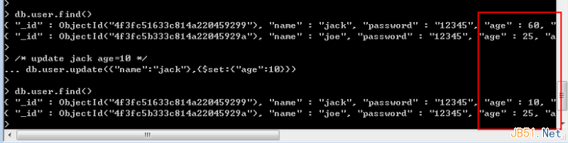 MongoDB入门教程之细说MongoDB数据库的增删查改操作9