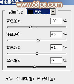 Photoshop为芭蕉叶下的女孩加上小清新黄绿色效果教程9