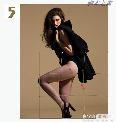 photoshop为美女瘦腿还原高品质图像教程7
