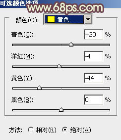 Photoshop为室内人像打造出古典淡黄色效果15