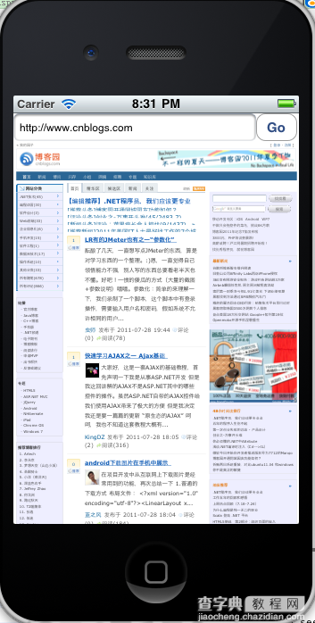 在iOS应用中使用UIWebView创建简单的网页浏览器界面1