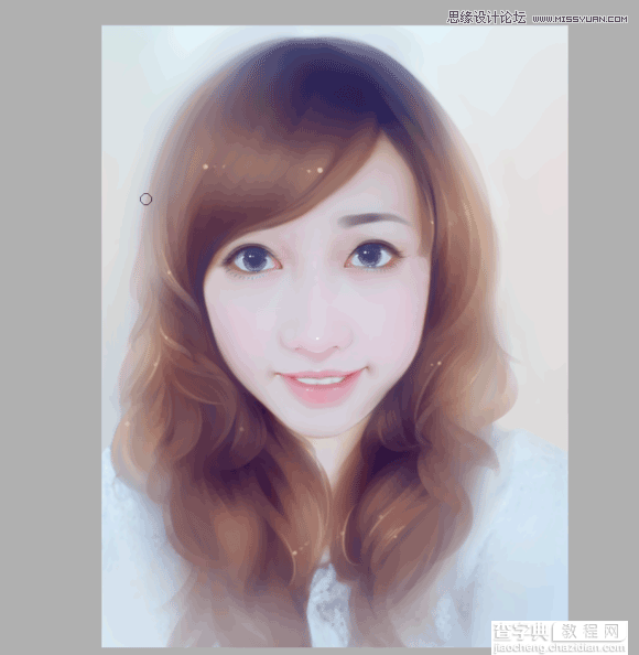 Photoshop结合AI把手机人物转为梦幻唯美的手绘效果26