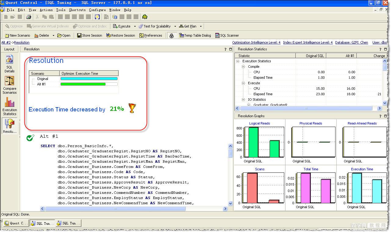 Oracle SQL tuning 数据库优化步骤分享(图文教程)7