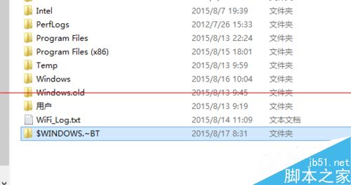 升级Win10无法找到安装文件$WINDOWS.~BT 错误代码0x80240020的解决办法5