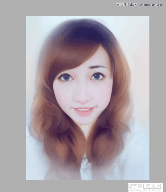 Photoshop结合AI把手机人物转为梦幻唯美的手绘效果24