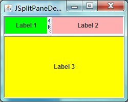 Java Swing中的工具栏(JToolBar)和分割面版(JSplitPane)组件使用案例4