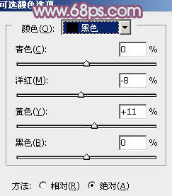 Photoshop为草原人物调制出淡雅的秋季青黄色24