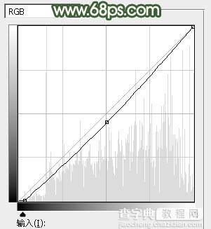 Photoshop将树景人物图片打造灿烂的黄绿色26