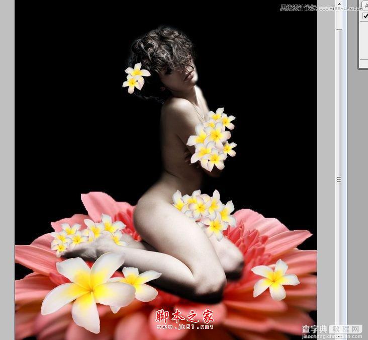 Photoshop将美女图片制作创意风格的童话照片4
