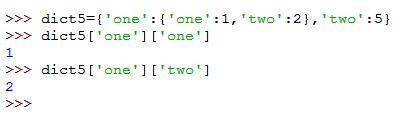 浅谈python字典多键值及重复键值的使用6