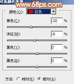 Photoshop为树林中的女孩调出小清新的绿橙色28