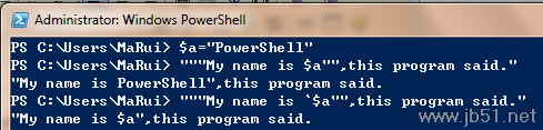 探索PowerShell（十五） 引号与转义字符7