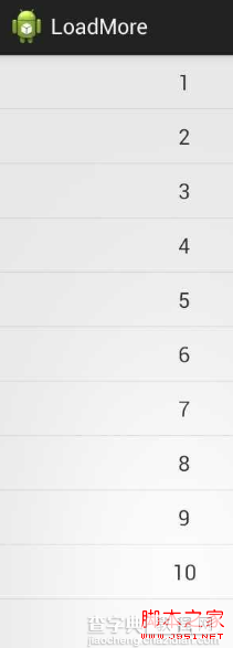 ListView 分页加载更新实例分享3