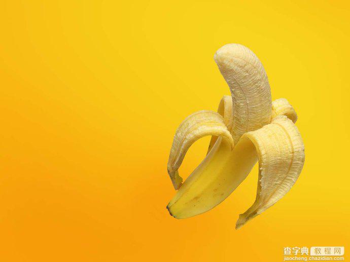 Photoshop设计制作出黄色风格的香蕉桌面壁纸3