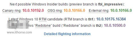 Win10首个重大更新分支：Redstone版本10500曝光1