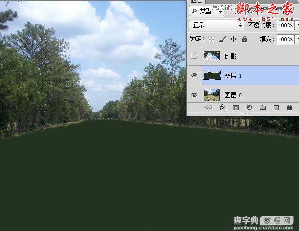 Photoshop利用置换滤镜将普通图片制作水面倒影效果22