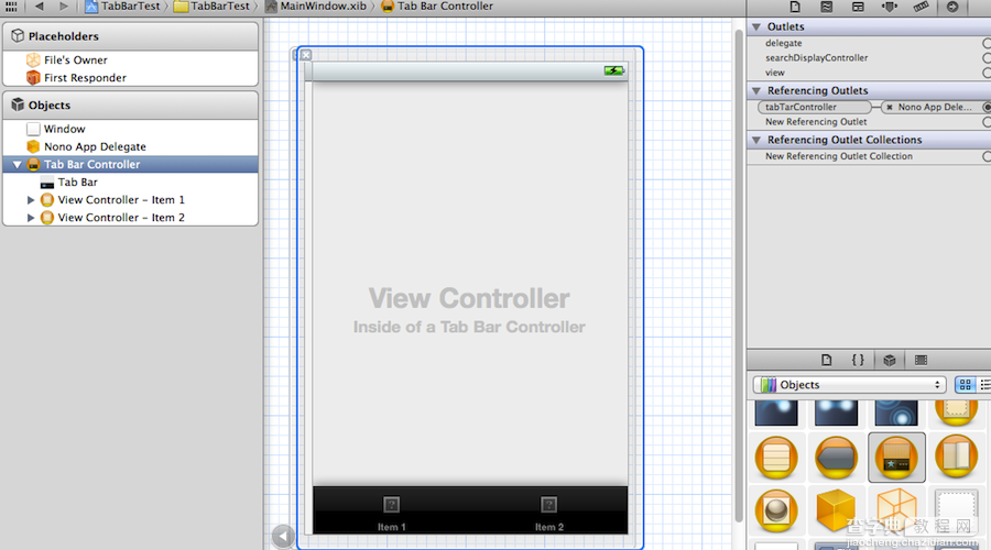 详解iOS App中UiTabBarController组件的基本用法4