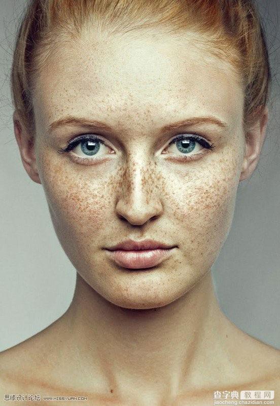 Photoshop给满脸雀斑的女孩磨皮美容2