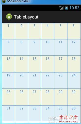 Android自定义表格控件满足人们对视觉的需求2