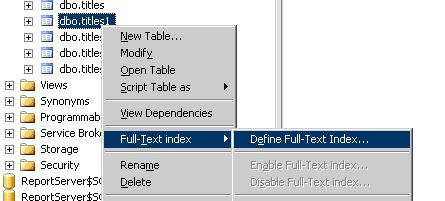 SQL Server 2005 中做全文检索的方法分享3