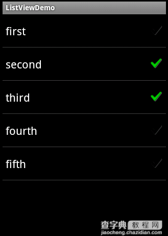 Android listview与adapter详解及实例代码2