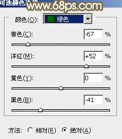 Photoshop为树边美女调出色彩柔和中性黄褐色4