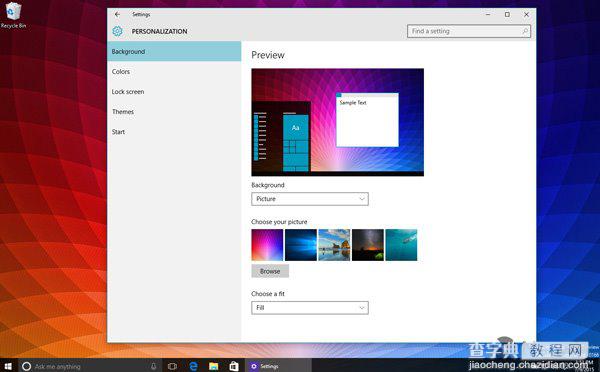 Win10 Build 10166桌面版高清图赏：微软WiFi亮相20