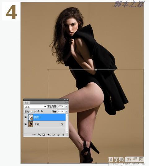photoshop为美女瘦腿还原高品质图像教程6