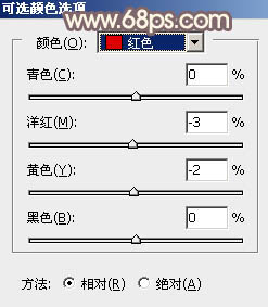 Photoshop调制出漂亮的红褐色树林人物图片35