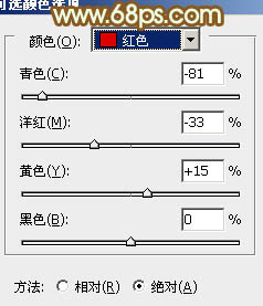 Photoshop将树林情侣图片增加上柔和秋季粉黄色20