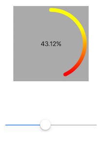 iOS快速实现环形渐变进度条5