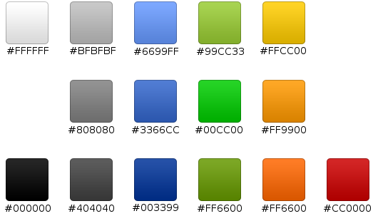 Android 界面开发颜色整理1