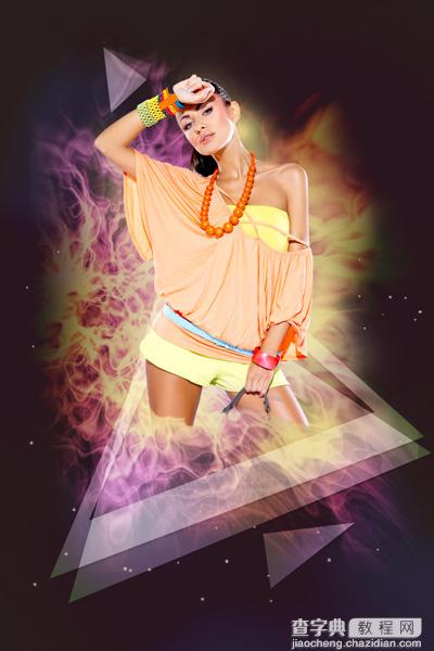 PS创建超现实的时尚射线模特海报39
