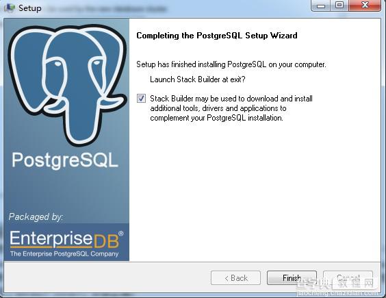 windows PostgreSQL 9.1 安装详细步骤8