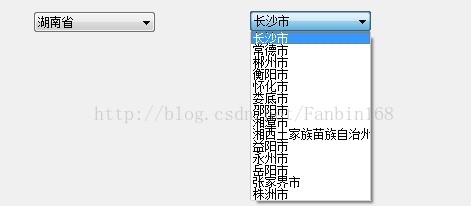 C#用ComboBox控件实现省与市的联动效果的方法1