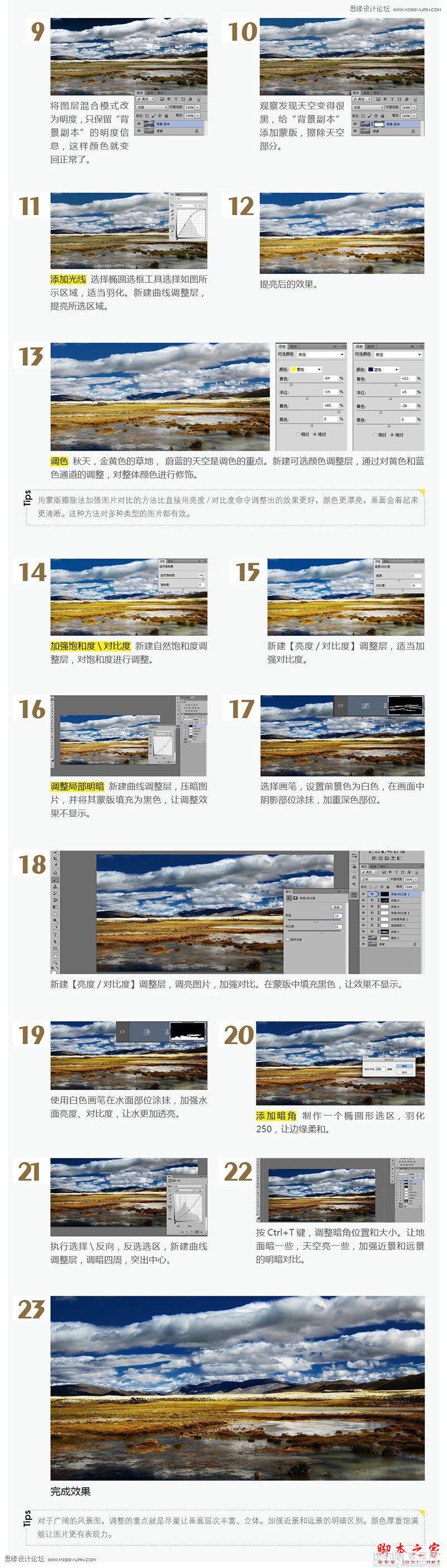 Photoshop将草原照片调制出经典的HDR质感效果3