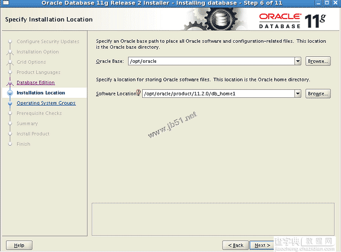 DBA 在Linux下安装Oracle Database11g数据库图文教程6