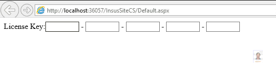 ASP.NET实现License Key输入功能的小例子1