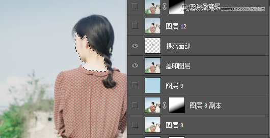 Photoshop调出甜美文艺范效果的人像照片8