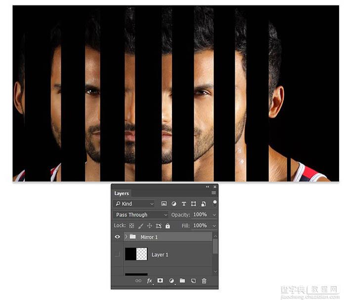 Photoshop制作超酷的多层次镜片叠影人像效果15