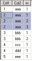 删除Table表中的重复行的方法2