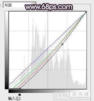 Photoshop为泛白的外景人物图片调出昏暗的晨曦色51