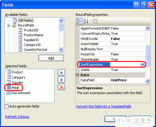 在ASP.NET 2.0中操作数据之二十四：分页和排序报表数据13