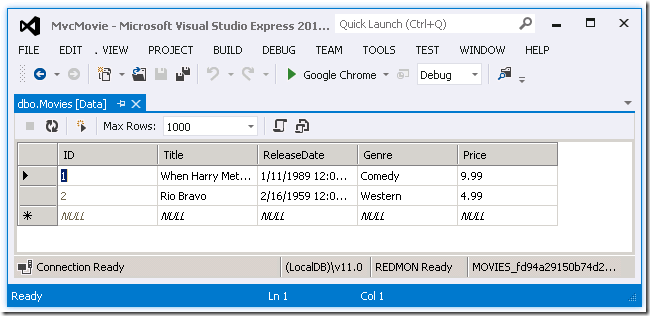 ASP.NET MVC4入门教程（五）：从控制器访问数据模型8