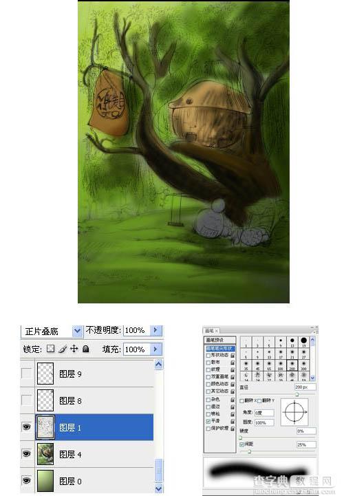 photoshop 鼠绘梦幻的忆童年插画5