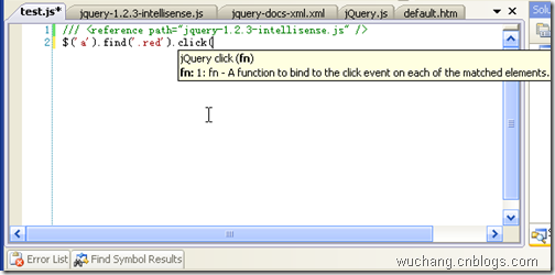 让VS2008对JQuery语法的智能感知更完美一点2
