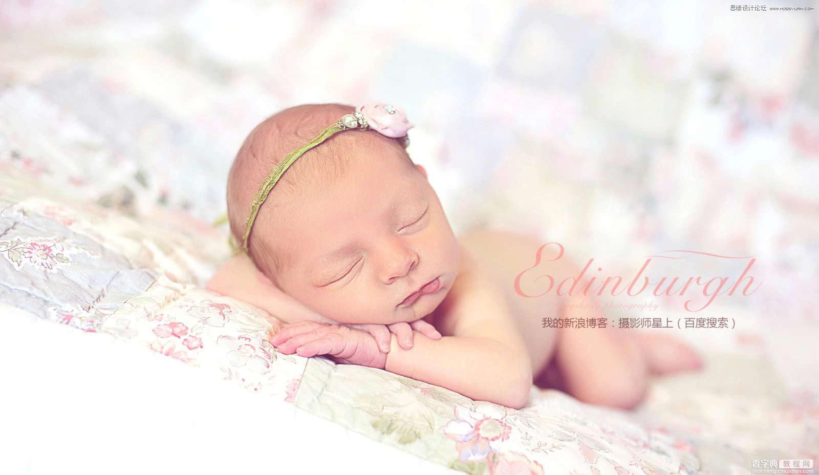 Photoshop调出日系暖色明亮的新生宝宝照片效果1