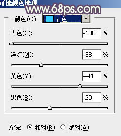 Photoshop使用调色与渲染工具打造出梦幻的绿紫色水景人物图片4